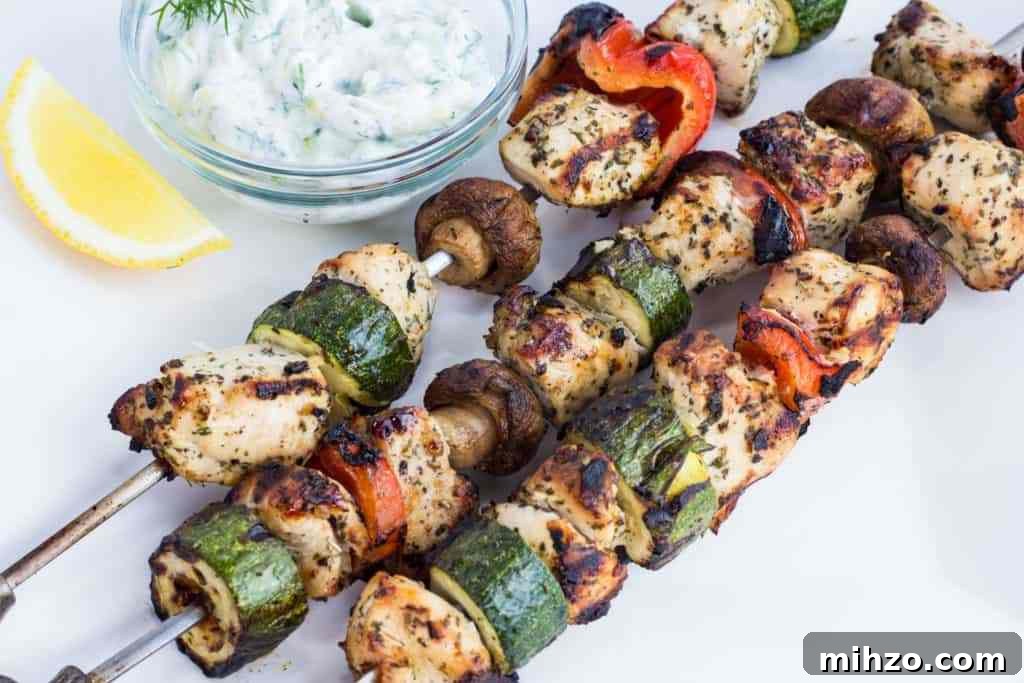 25 Nourishing Keto Recipes for Everyday Meal Planning 4 Lemon Oregano Chicken Kabobs
