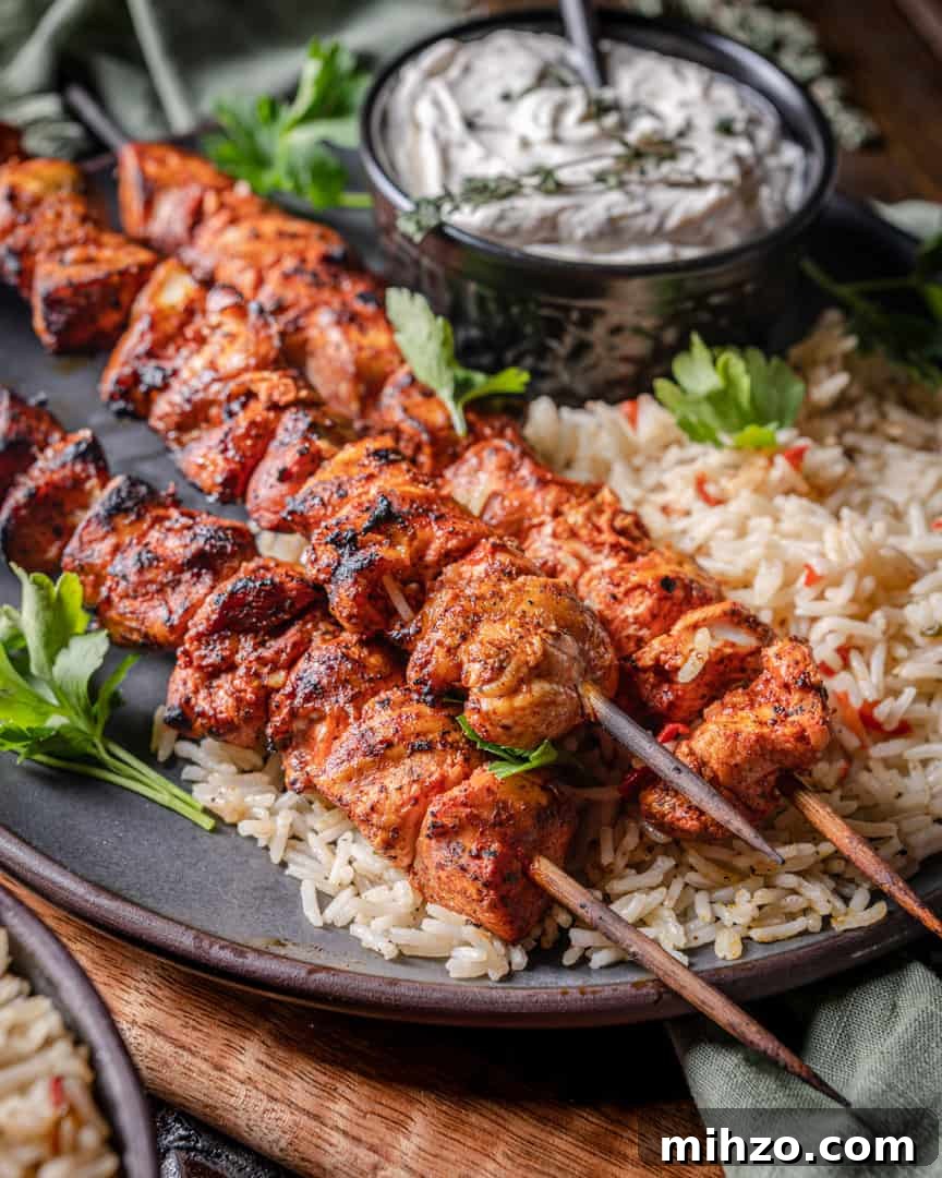 Citrus Achiote Chicken Skewers