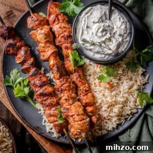 Citrus Achiote Chicken Skewers