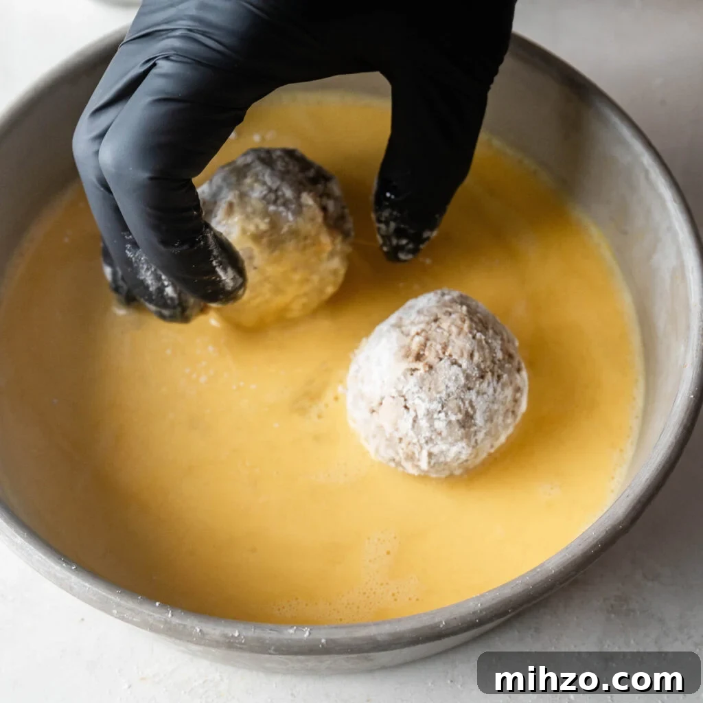 boudin balls recipe egg wash