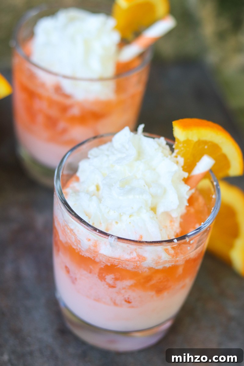 Easy Orange Creamsicle Cocktails Easy Orange Creamsicle Cocktails