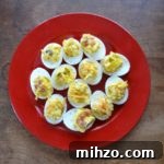 Easy Cheesy Deviled Eggs