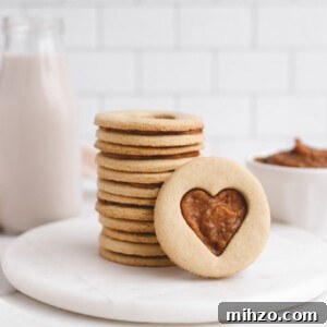 Vegan Gluten-Free Salted Caramel Cookie Recipe 6 salted caramel shortbread cookies veggiekins
