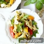 Tomato and Mozzarella Pesto Pasta Salad 9 tomato & mozzarella pesto pasta salad | The Baking Fairy