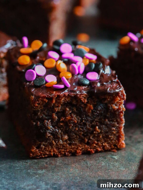 Fudgy Pumpkin Brownies with Warm Spice Flavor 15 img 72028 14