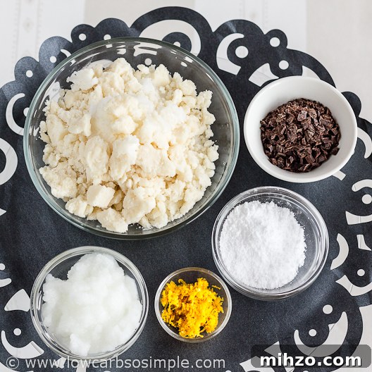 Fat Bomb Cookbook Review; Ingredients for Quick Orange Fat Bombs | Low-Carb, So Simple