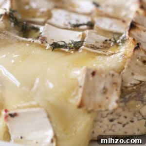 gooey baked brie cheese