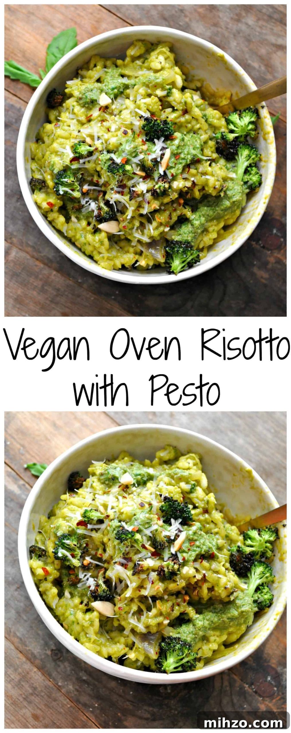 Creamy Vegan Oven Risotto with Basil Pesto 7 img 7422 7 scaled