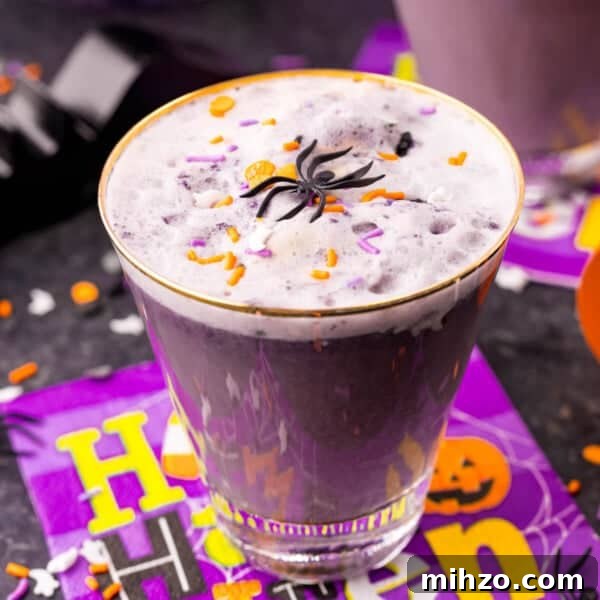 Toxic Waste Punch Recipe: How to Make a Neon Party Drink 20 glass of purple witch's brew punch