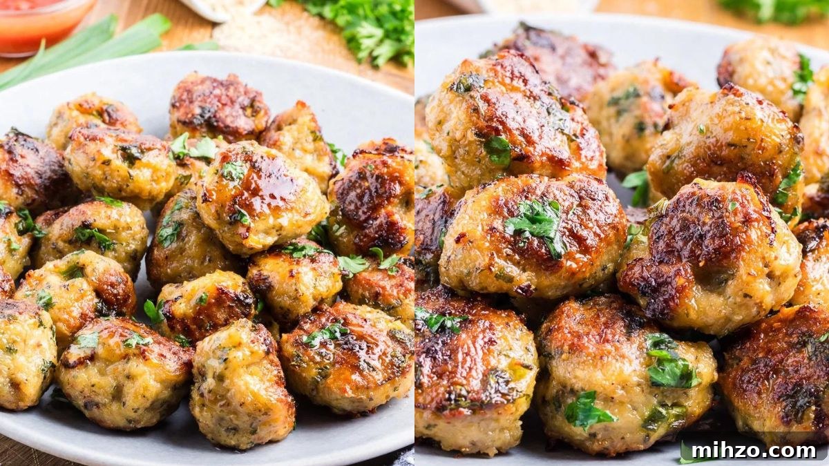 18 Mouthwatering Meatball Dinners to Enjoy Every Night 2 Easy baked chicken meatballs