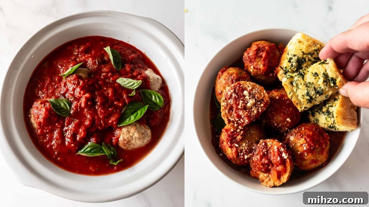 18 Mouthwatering Meatball Dinners to Enjoy Every Night 17 Slow cooker turkey meatballs