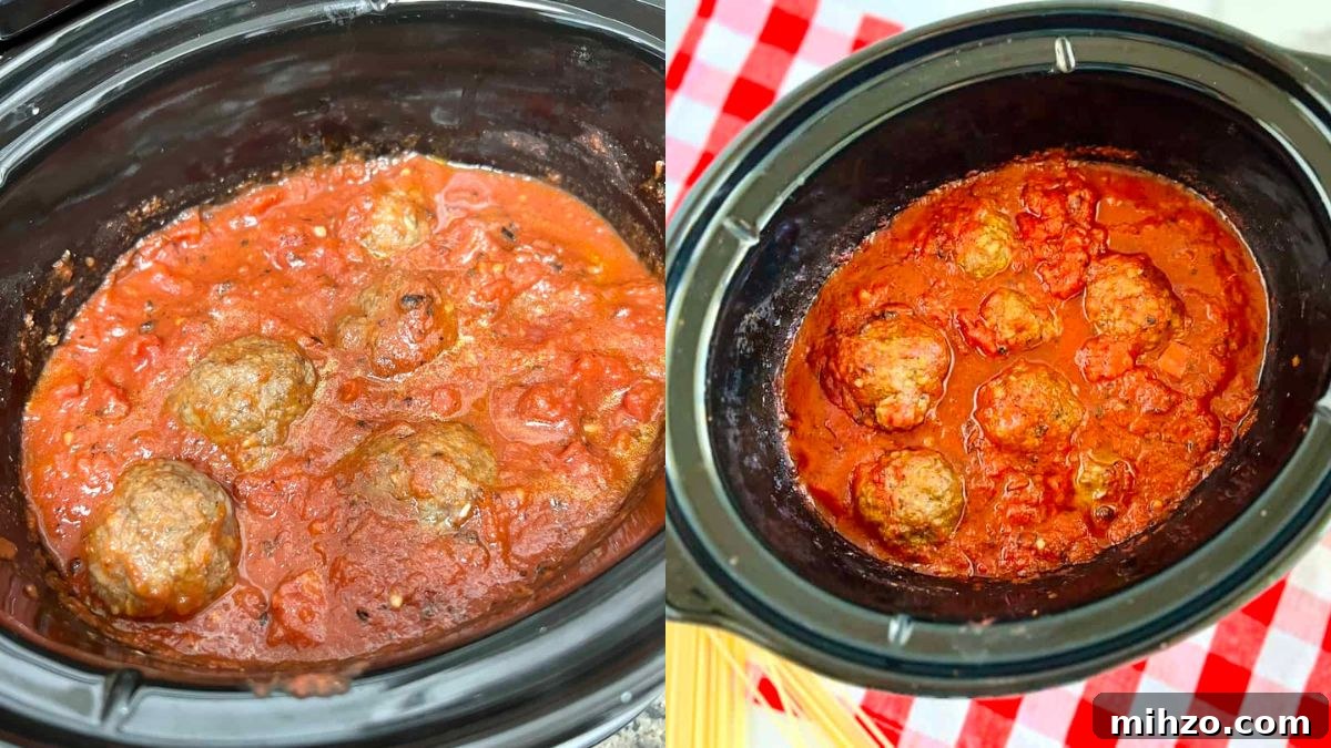18 Mouthwatering Meatball Dinners to Enjoy Every Night 19 Slow cooker Italian meatballs and sauce