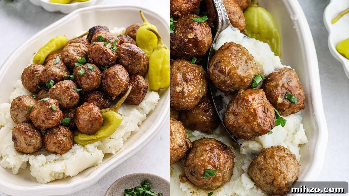 18 Mouthwatering Meatball Dinners to Enjoy Every Night 5 Crockpot Mississippi meatballs