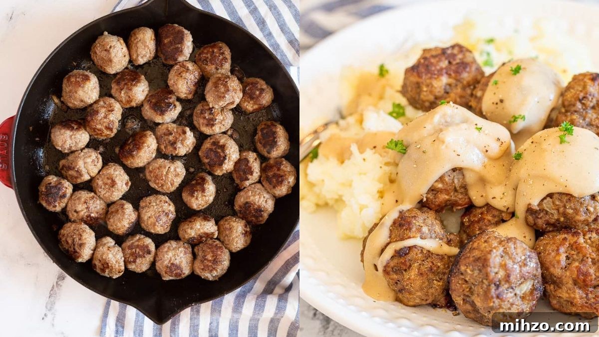 18 Mouthwatering Meatball Dinners to Enjoy Every Night 6 IKEA Swedish meatballs copycat
