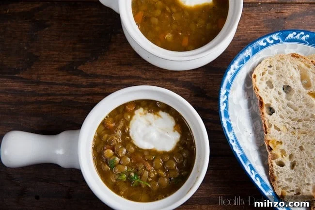 Spiced Merguez, Lentil & Kale Soup: Hearty North African Stew 5 Roasted Eggplant and Lentil Soup | Healthy. Delicious.