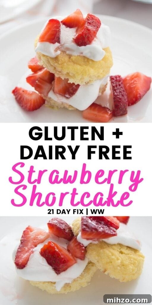 Strawberry Shortcake Recipe with Fresh Strawberries and Light Cream 9 Strawberry shortcake collage