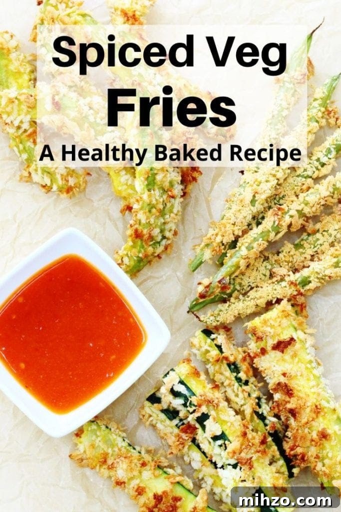 Crispy Caribbean-Spiced Veggie Fries That Keep You Coming Back 6 Spiced vegetable fries pin image
