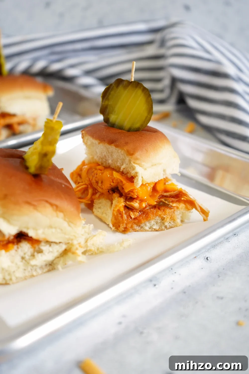 Instant Pot Chicken Sloppy Joe Sliders Recipe 6 img 860 11