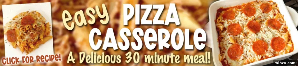 Perfect Homemade Pumpkin Roll Cake Recipe for Fall Guests 7 pizza casserole banner ad