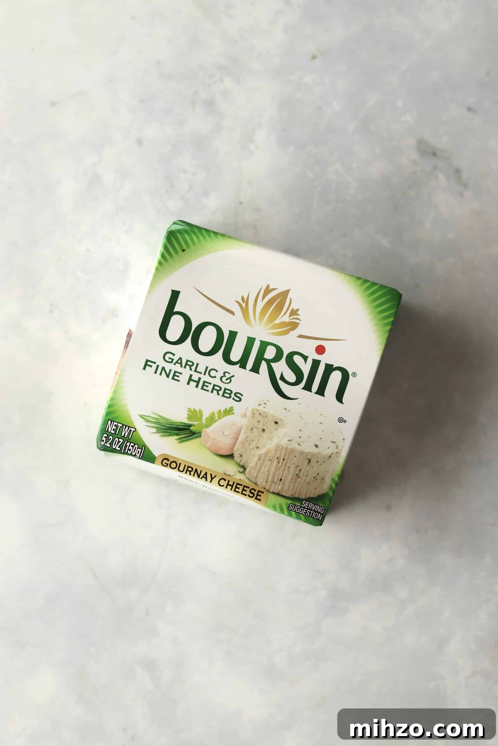 box of Boursin cheese