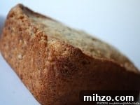 Single loaf of banana bread