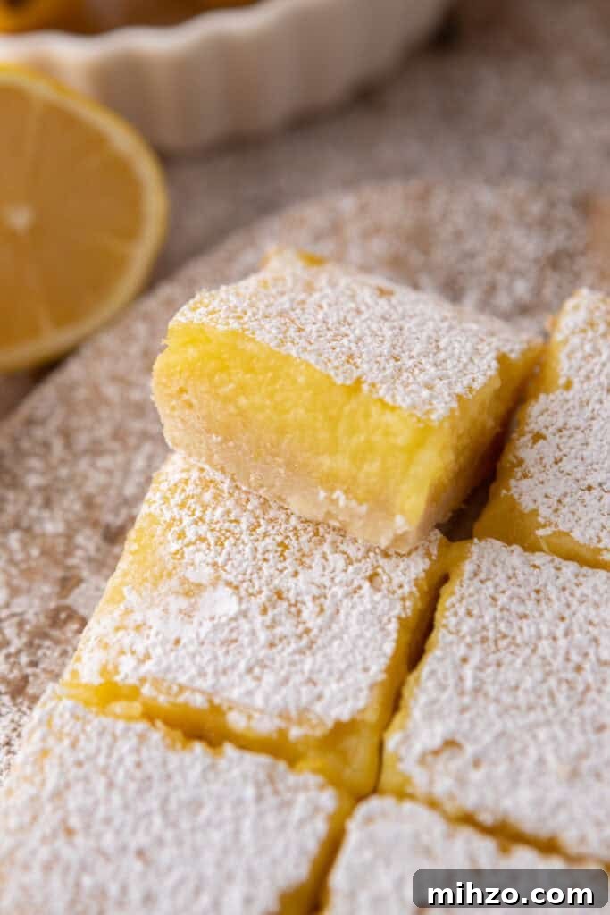 Small-Batch Lemon Bars Recipe: Perfect Citrus Dessert for Two 15 Small Batch Lemon Bars recipe close up