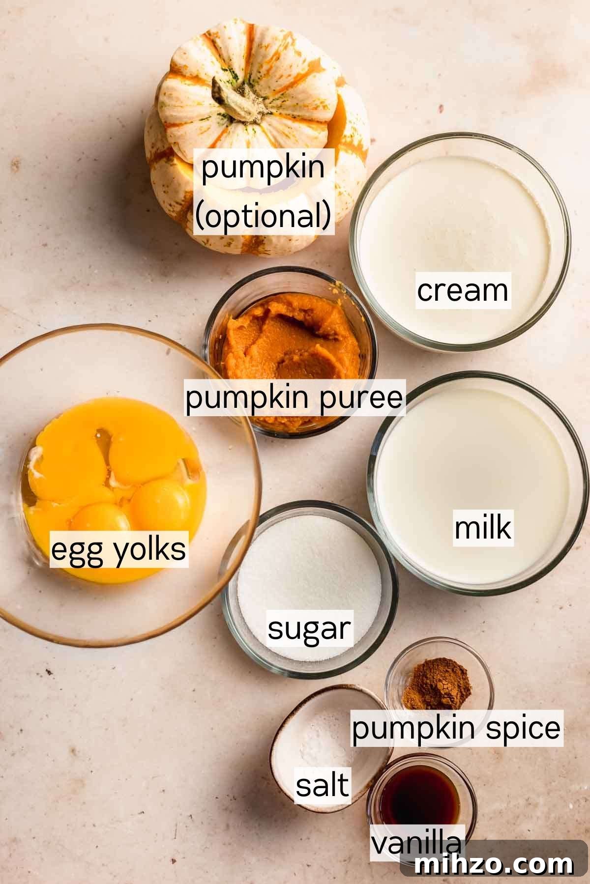 Pumpkin Crème Brûlée Recipe — Silky Fall Dessert Tutorial 3 pumpkin creme brulee ingredients
