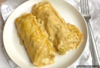 Creamy White Chicken Enchiladas Recipe