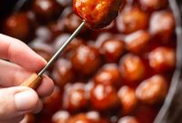 Sweet and Tangy Grape Jelly Meatballs