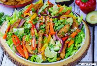 Chili-Lime Fajita Salad — Zesty Clean Eating Recipe
