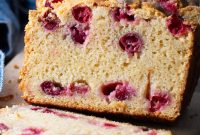 Gluten-Free Cranberry Pound Cake with Dairy-Free Option
