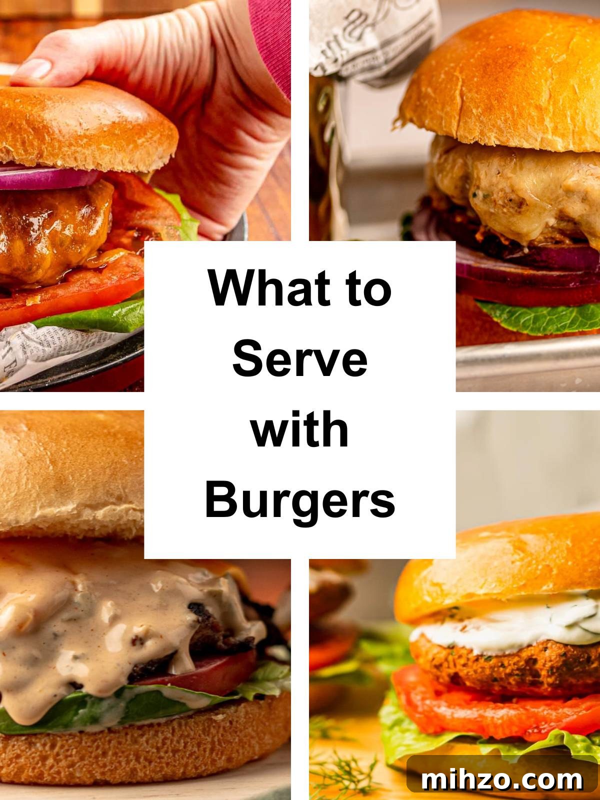 Side dishes for burgers.