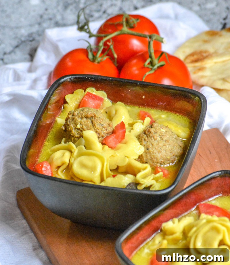 Curried Tortellini and Meatball Soup Recipe 5 Curried Tortellini Meatball Soup