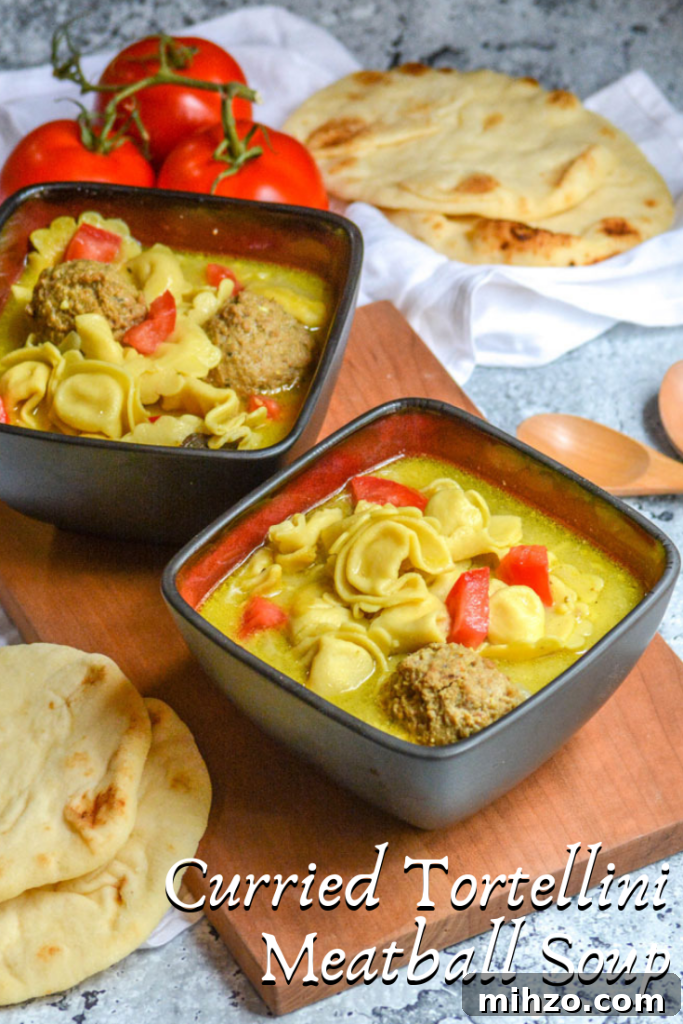 Curried Tortellini and Meatball Soup Recipe 7 img 15241 8