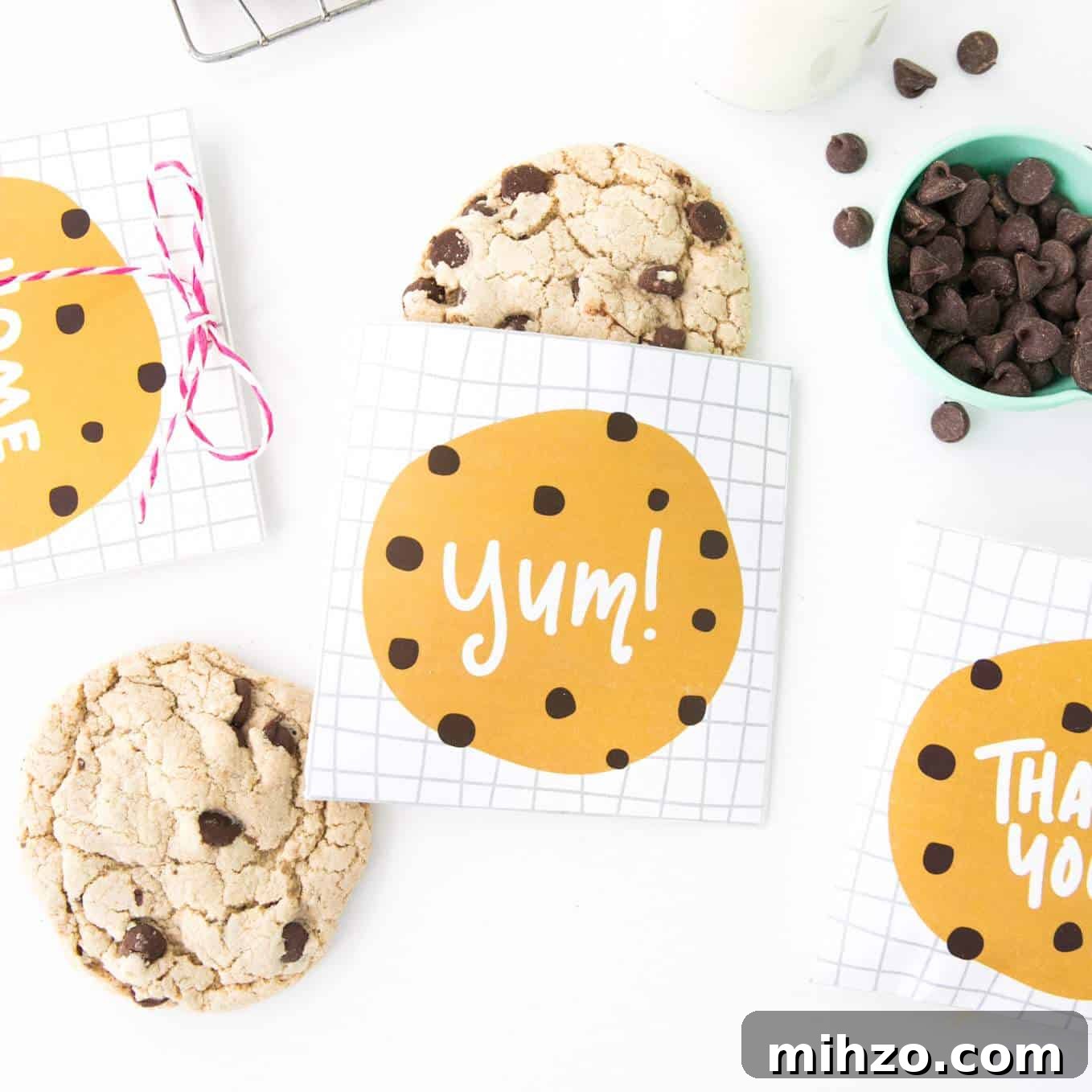 DIY Halloween Cookies: Draw Your Own Spooky Designs 14 Treat bag toppers