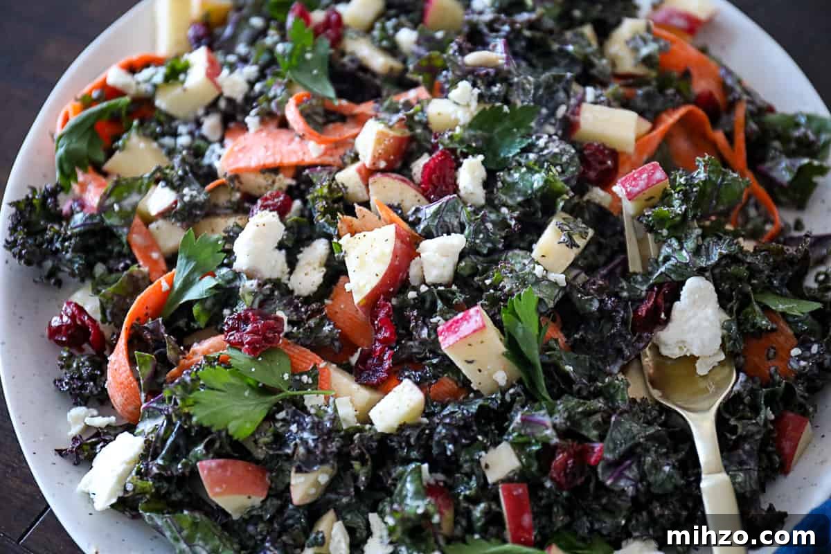 How to Dice an Apple for Perfect Salad Cubes 5 Kale salad with diced apples