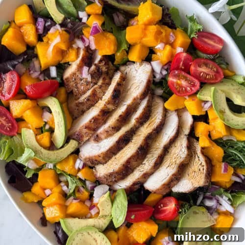 How to Dice an Apple for Perfect Salad Cubes 7 Grilled chicken and mango salad