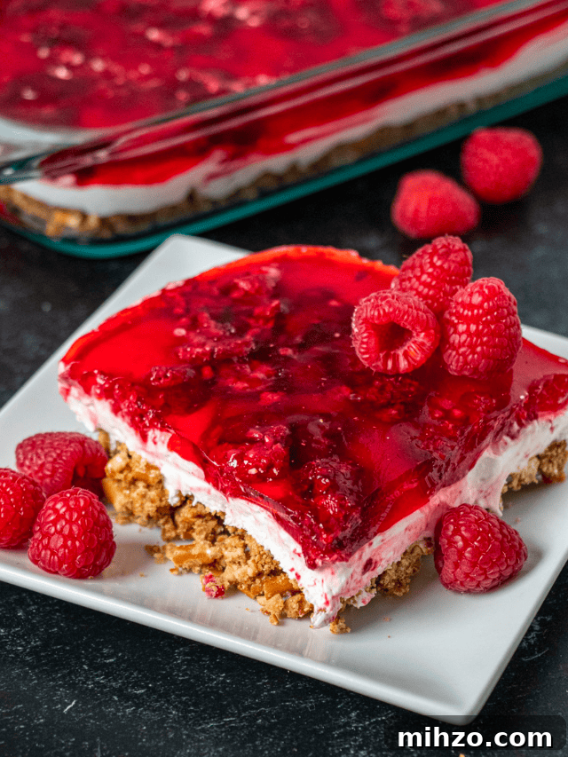 20 Sweet and Savory Father's Day Treats for Dad 21 Raspberry Pretzel Salad