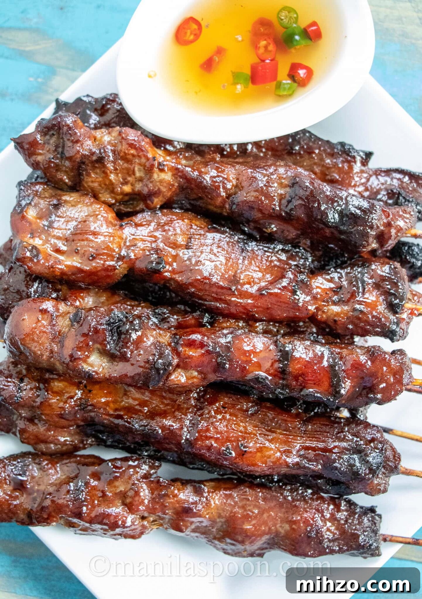 20 Sweet and Savory Father's Day Treats for Dad 6 Filipino Barbecue Pork Skewers