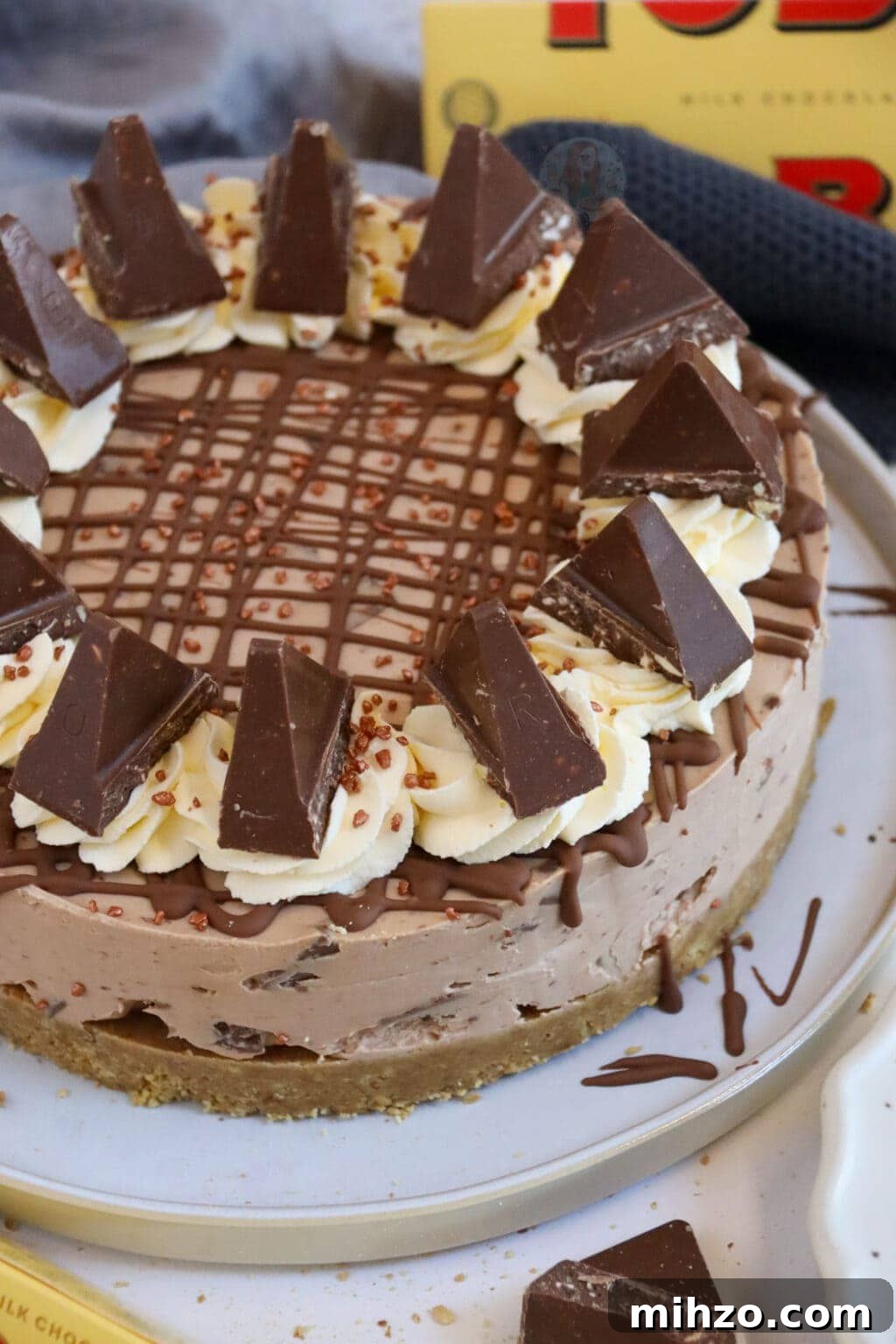 20 Sweet and Savory Father's Day Treats for Dad 9 Toblerone Cheesecake