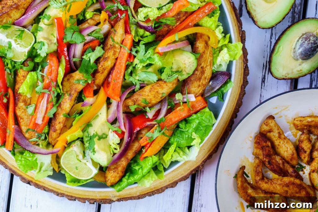 Tangy Chili lime Fajita Salad