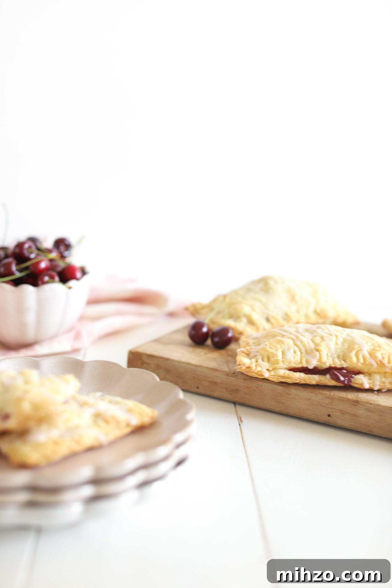 Cherry Pop Tarts on plate