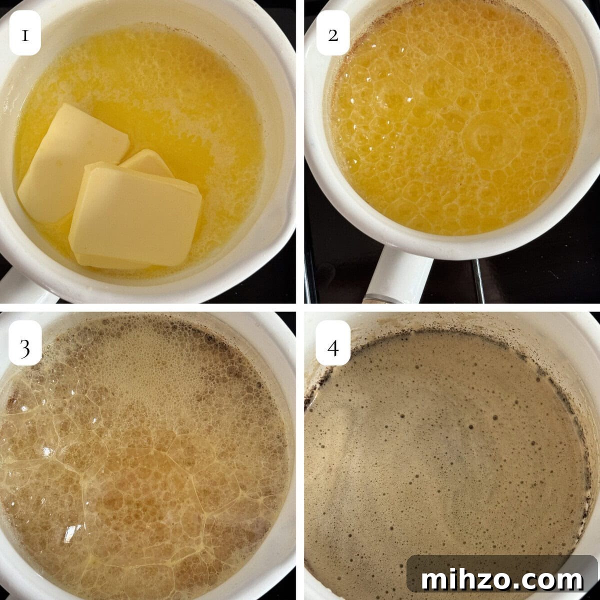 steps to make brown butter.